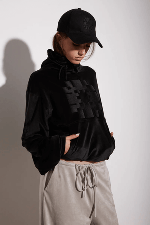 HOODY MONOGRAM BLACK