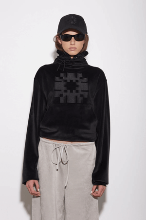 HOODY MONOGRAM BLACK