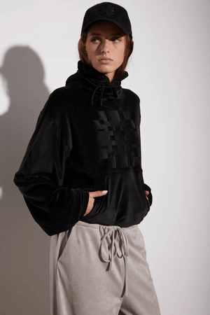 HOODY MONOGRAM BLACK