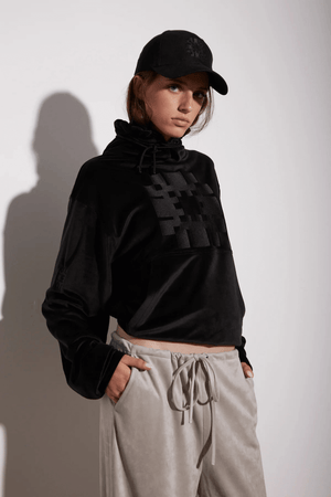 HOODY MONOGRAM BLACK