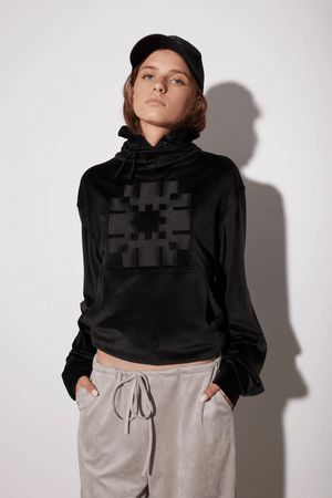 HOODY MONOGRAM BLACK