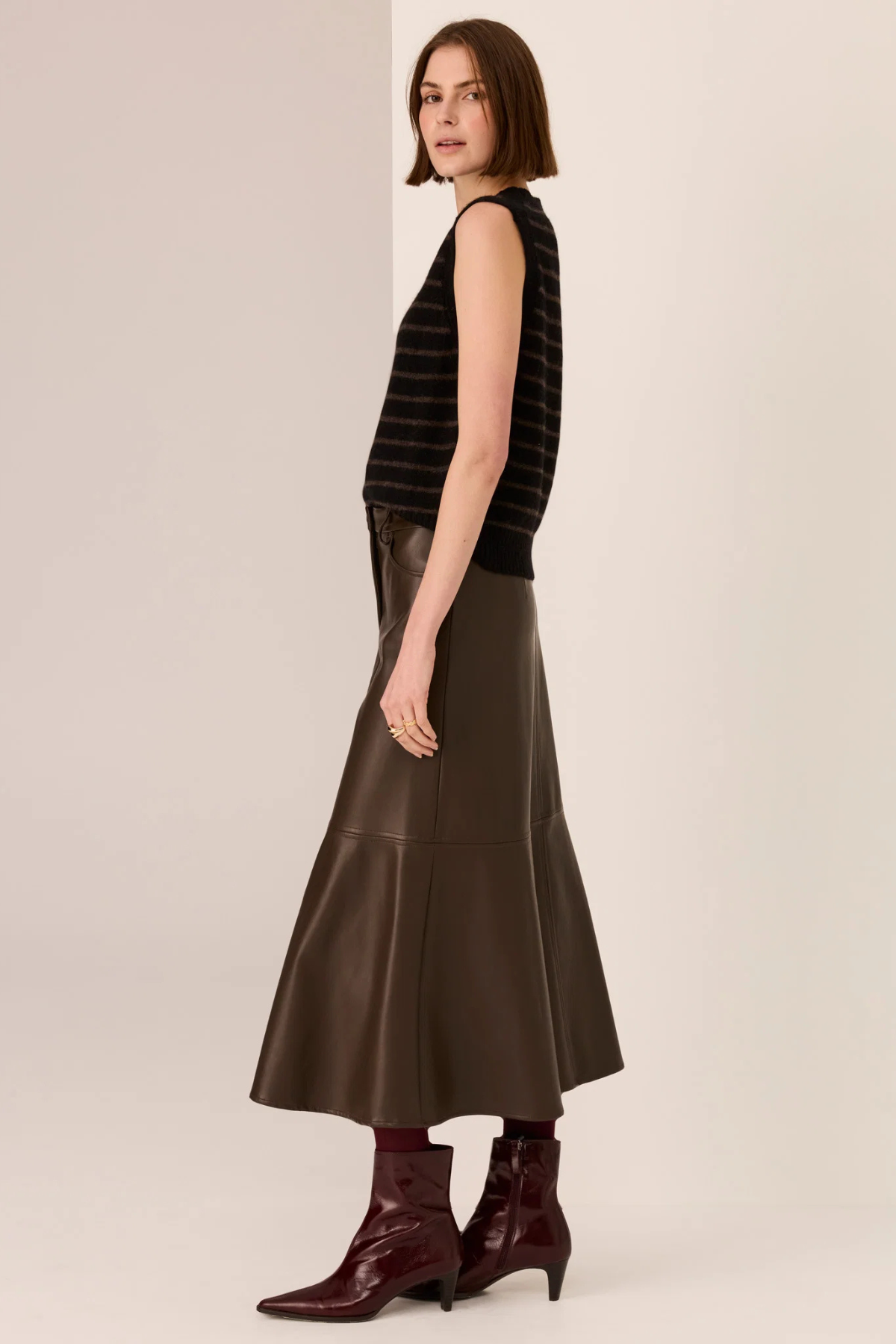 HUGO SKIRT CHOCOLATE