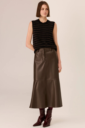 HUGO SKIRT CHOCOLATE