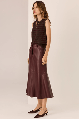 HUGO SKIRT MERLOT