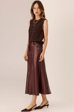HUGO SKIRT MERLOT