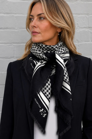 THE HUNTER WOOL SILK SCARF