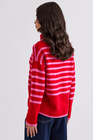 HUNTER STRIPE ROLLNECK