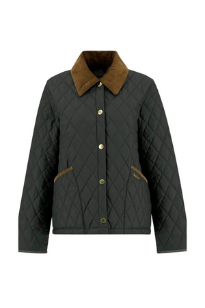 ICONS CROPPED LIDDESDALE QUILTED JACKET SAGE/ANCIENT