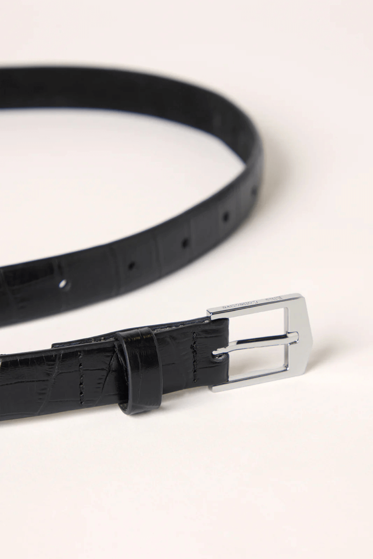 IDA BELT 2.0CM BLACK CROC