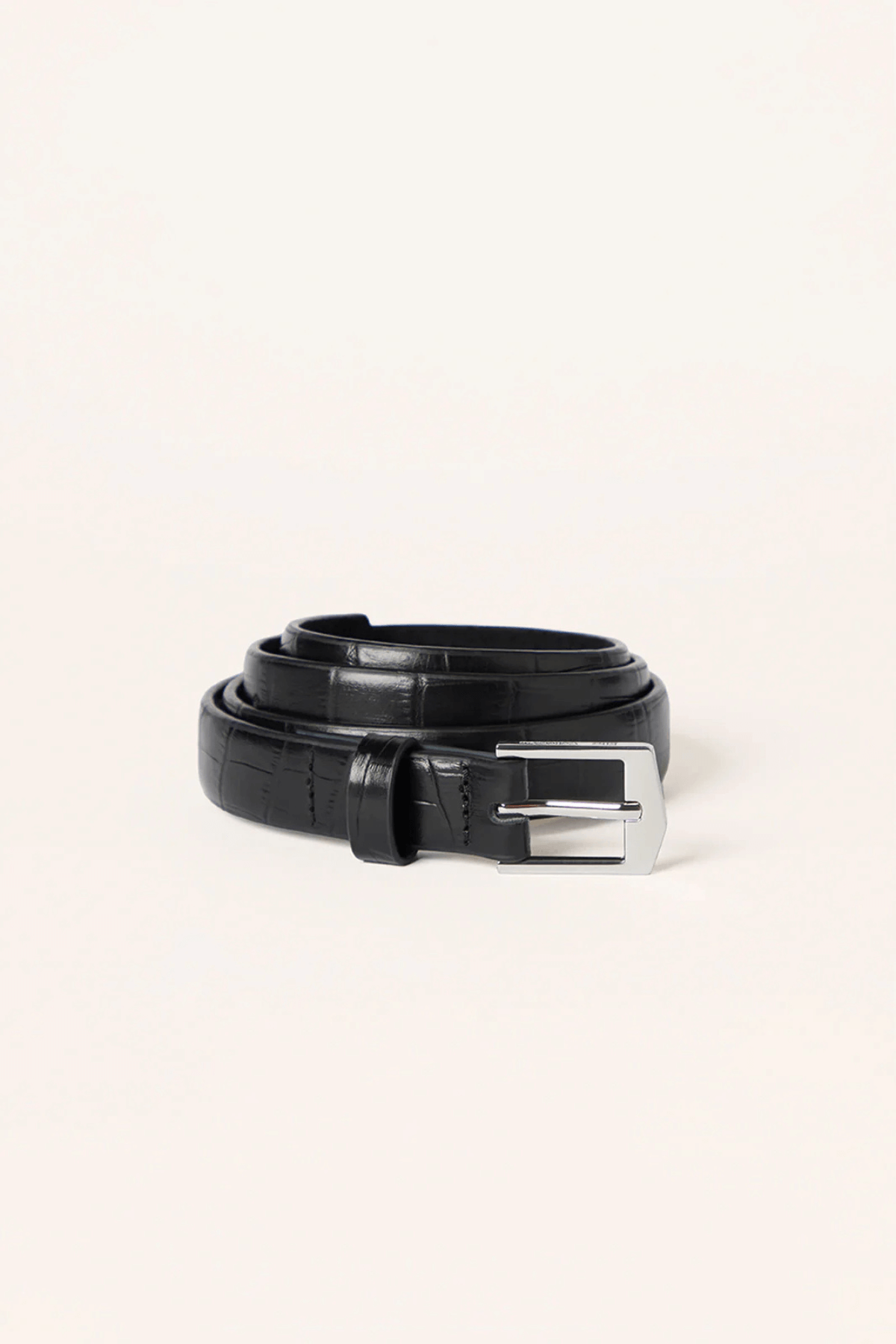 IDA BELT 2.0CM BLACK CROC