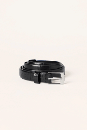 IDA BELT 2.0CM BLACK CROC
