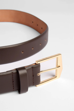IDA BELT 3.5CM CHOCOLATE