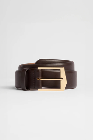 IDA BELT 3.5CM CHOCOLATE