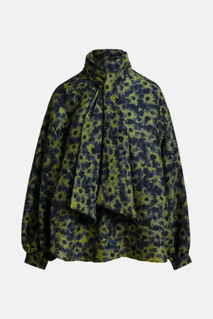 ILLICIUM JACQUARD SHIRT DARK BLUE/KHAKI