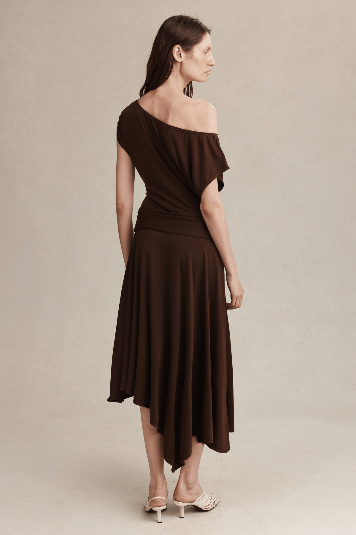 INEZ DRESS CHOCOLATE