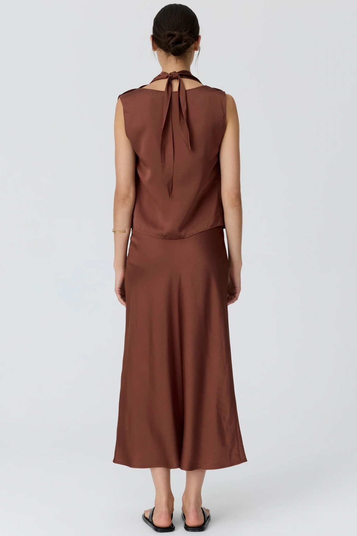 INNES BIAS SKIRT TOFFEE