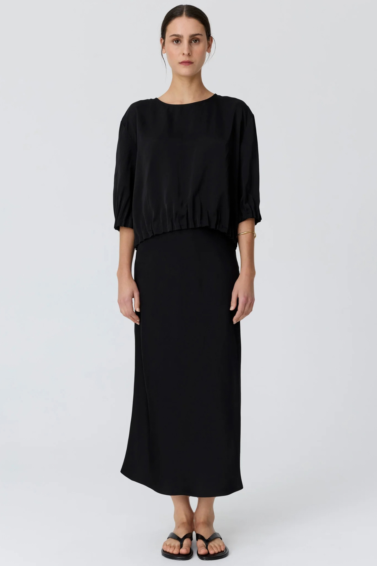 INNES BIAS SKIRT BLACK