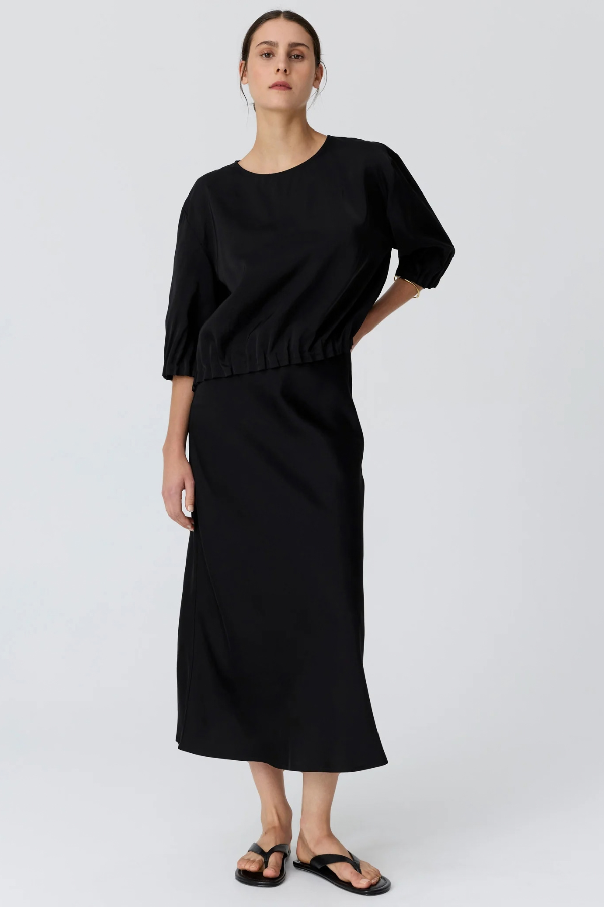 INNES BIAS SKIRT BLACK