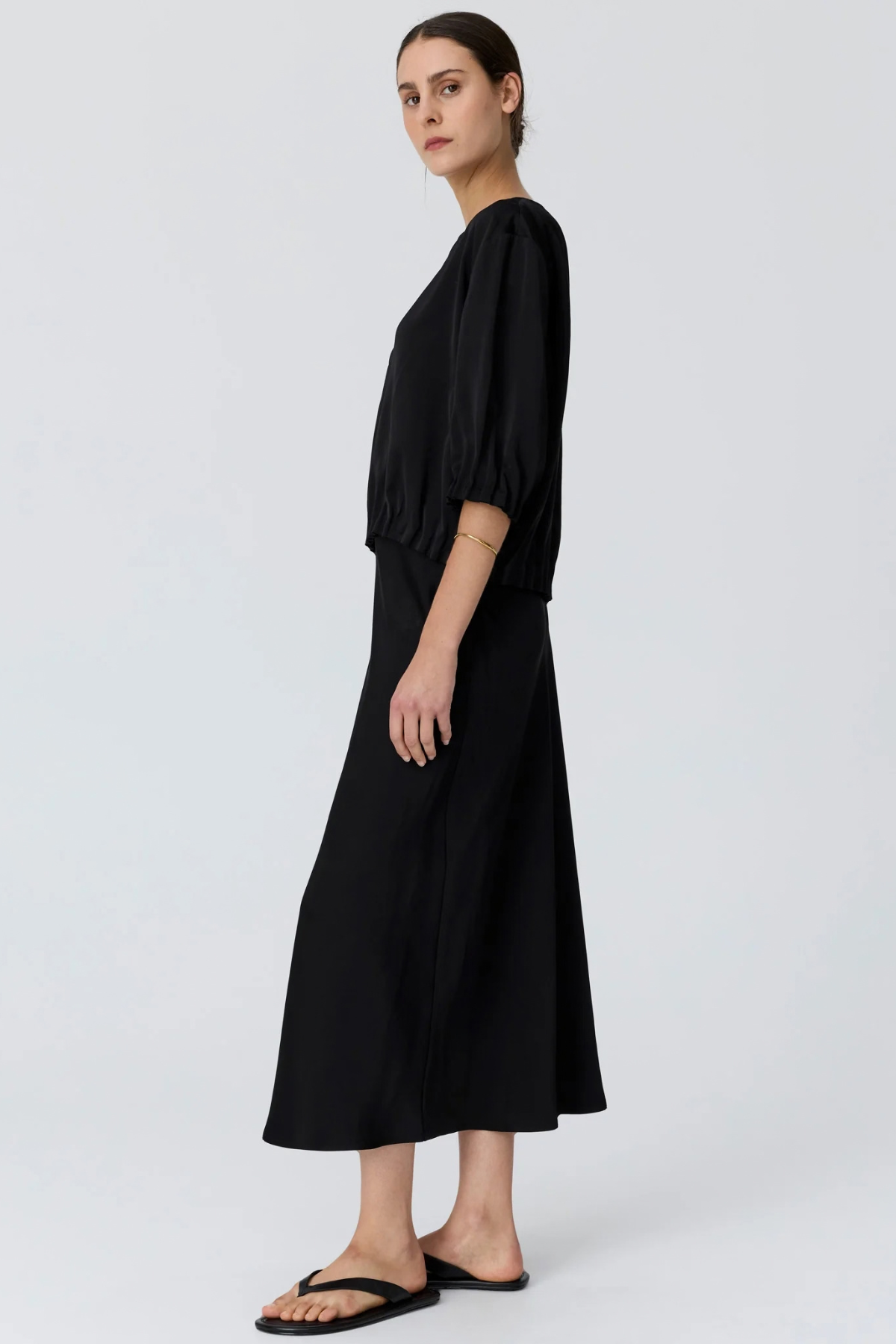 INNES BIAS SKIRT BLACK