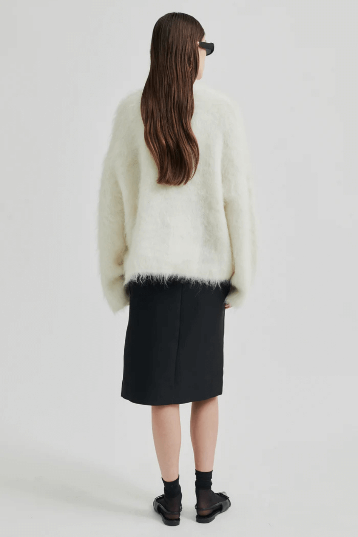 ISAKY KNIT T-NECK EGGNOG