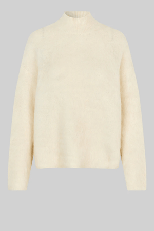 ISAKY KNIT T-NECK EGGNOG