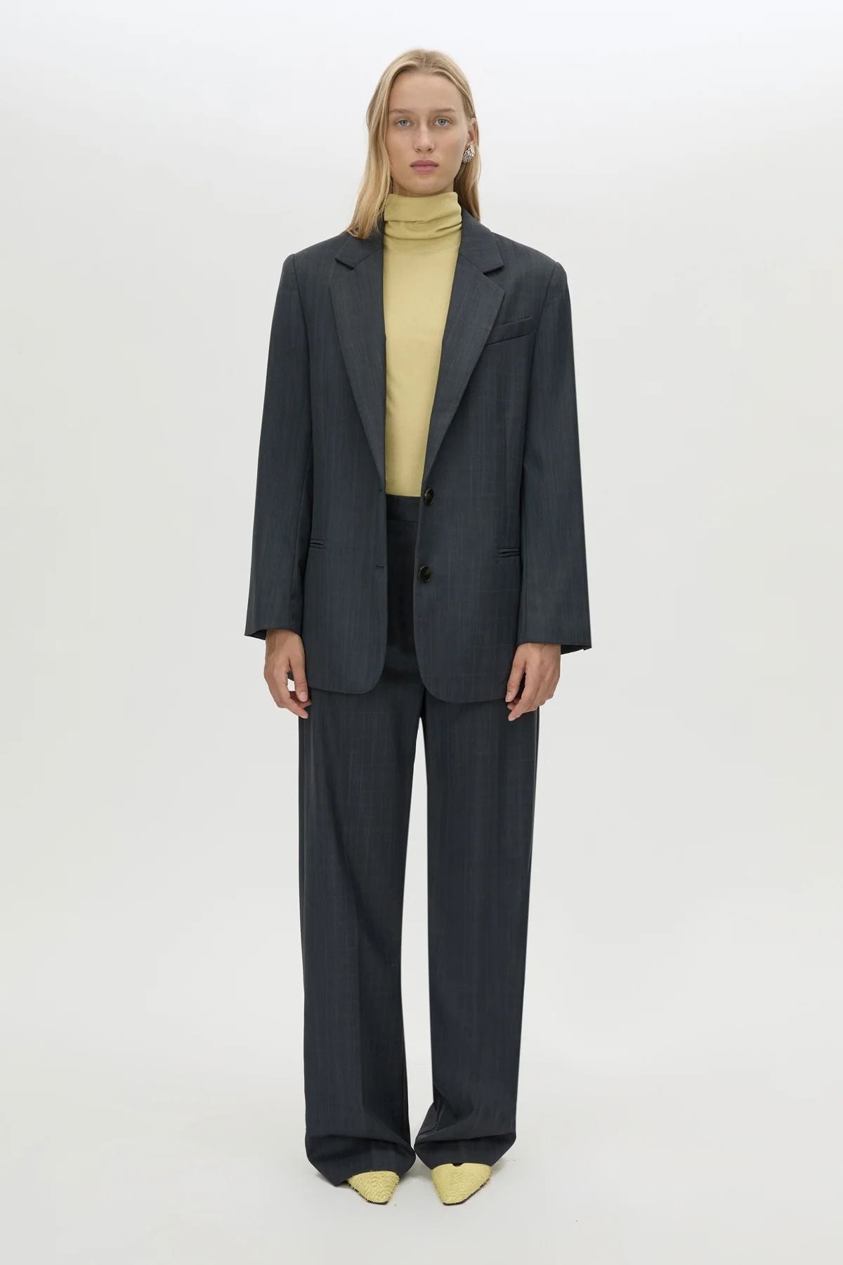 IVAR BLAZER NAVY CHOCOLATE CHECK