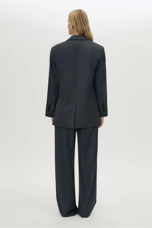 IVAR BLAZER NAVY CHOCOLATE CHECK