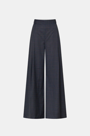 IVAR PANT NAVY CHOCOLATE CHECK