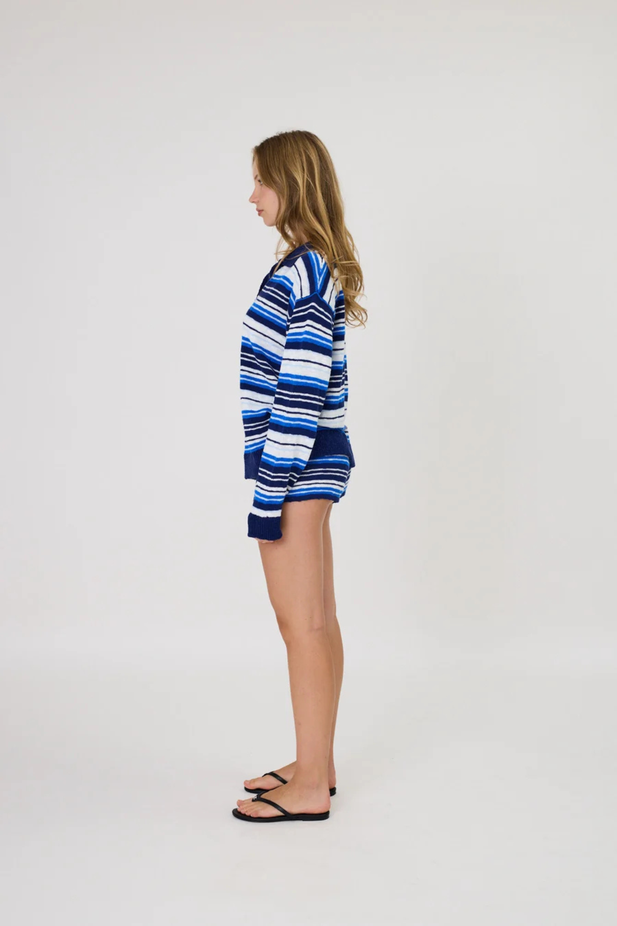 IVY POLO COBALT STRIPE