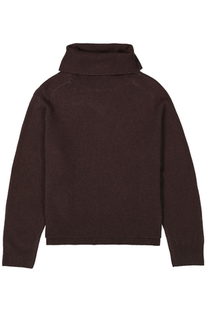 J50049 LADIES PULLOVER NIGHT BROWN