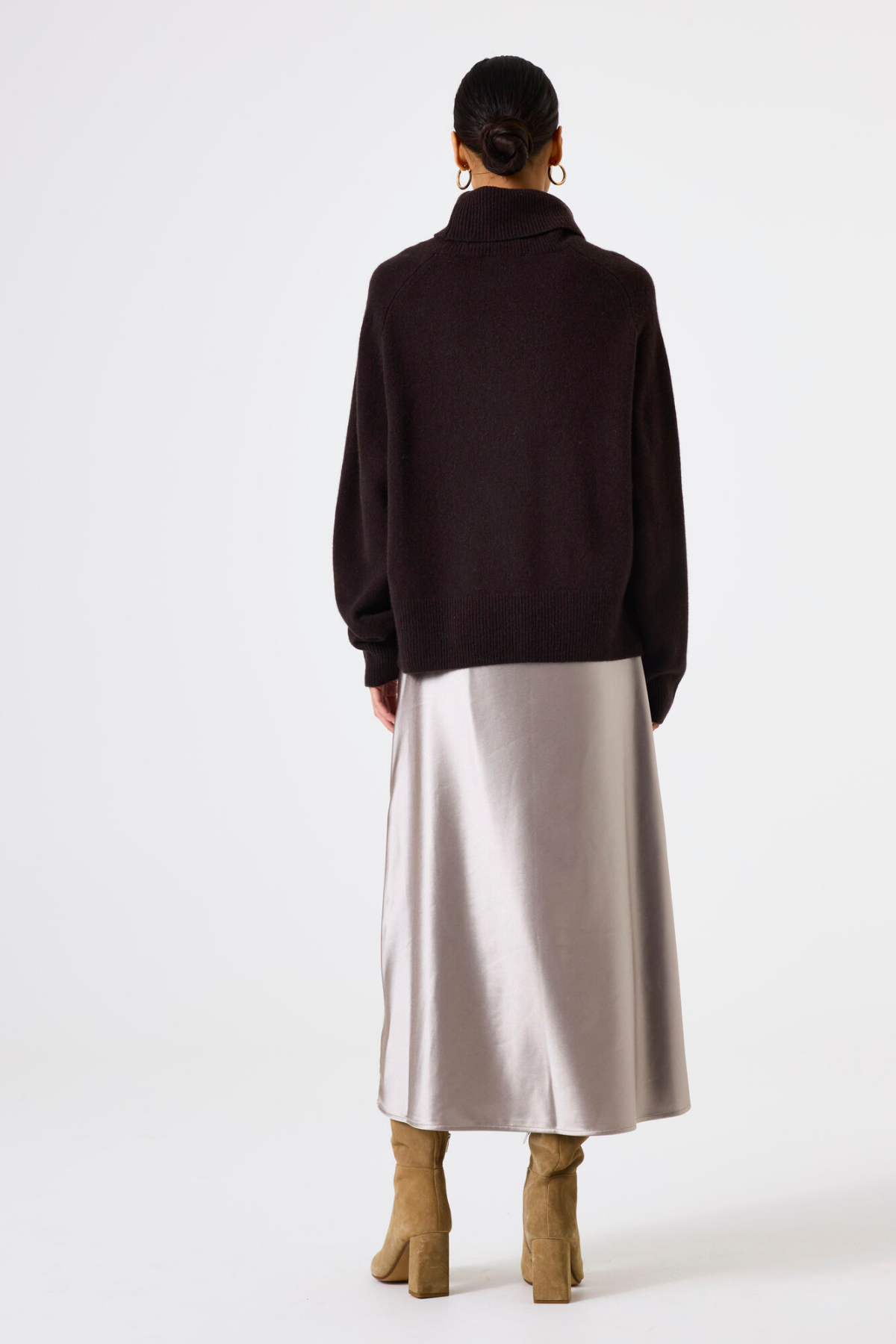 J50049 LADIES PULLOVER NIGHT BROWN