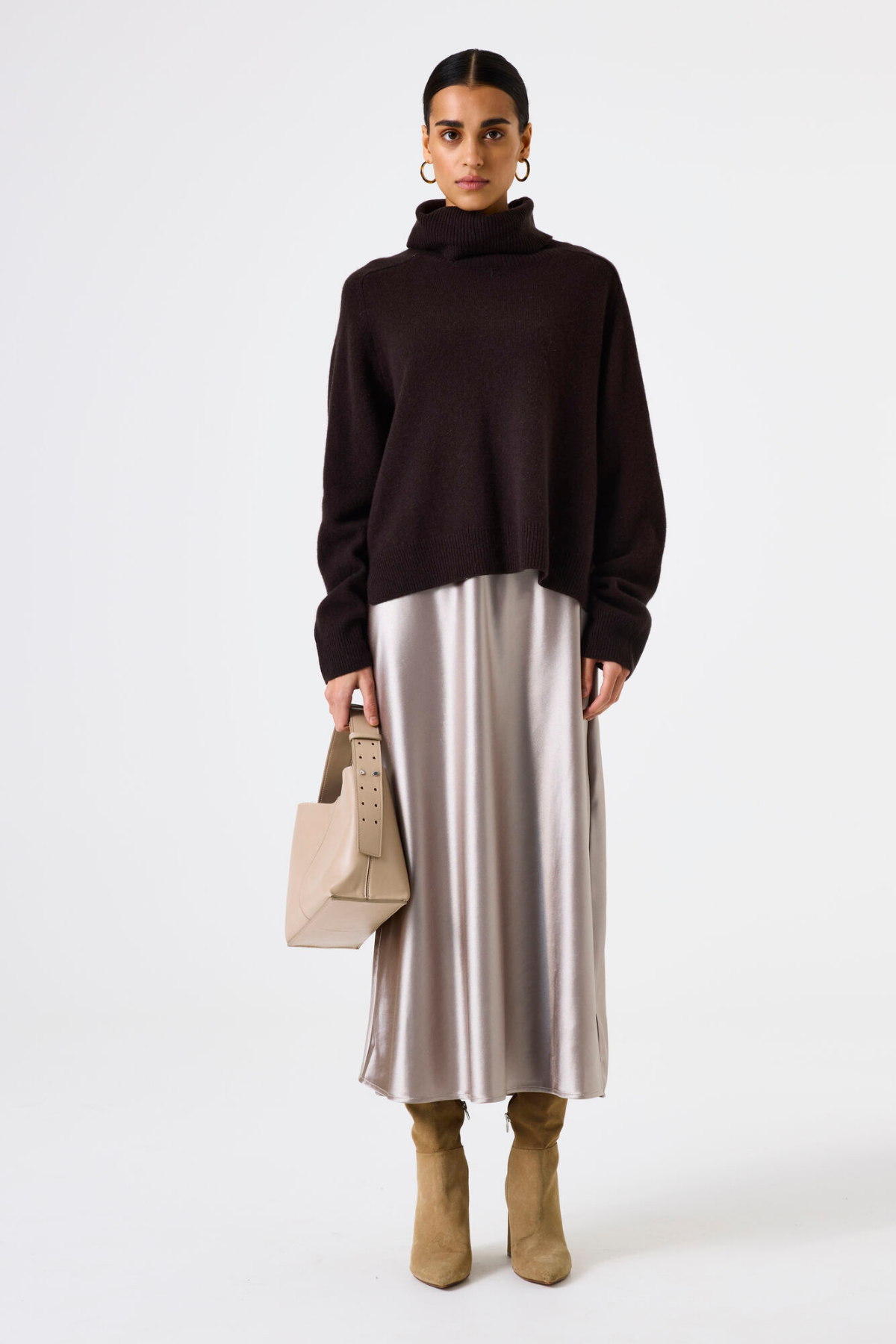 J50049 LADIES PULLOVER NIGHT BROWN