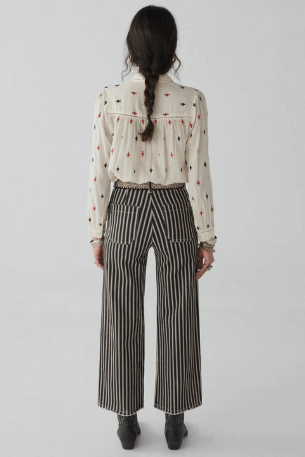 JACK PANT WHITE STRIPE