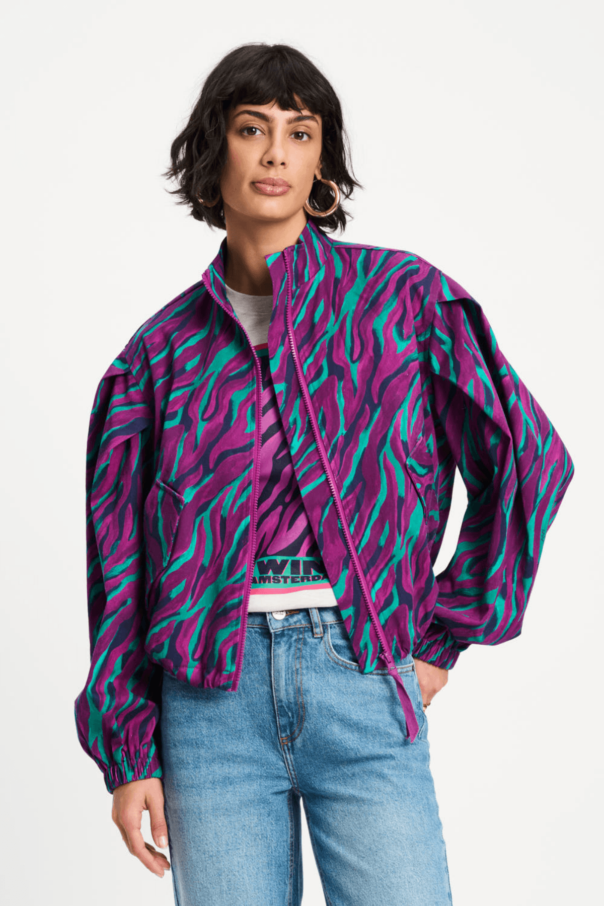 JACKET ANIMAL PURPLE