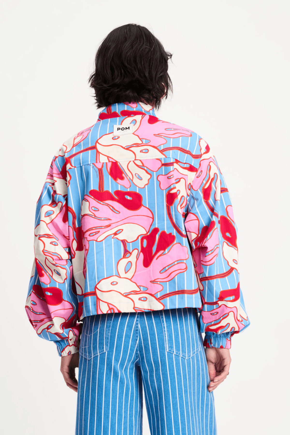 JACKET URBAN FLORA STRIPED