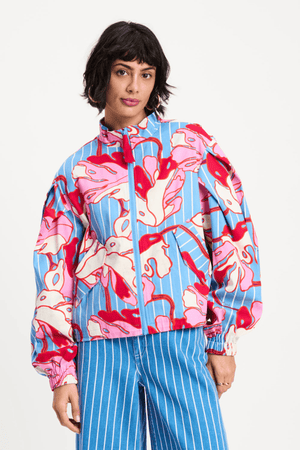 JACKET URBAN FLORA STRIPED