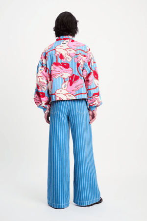 JACKET URBAN FLORA STRIPED