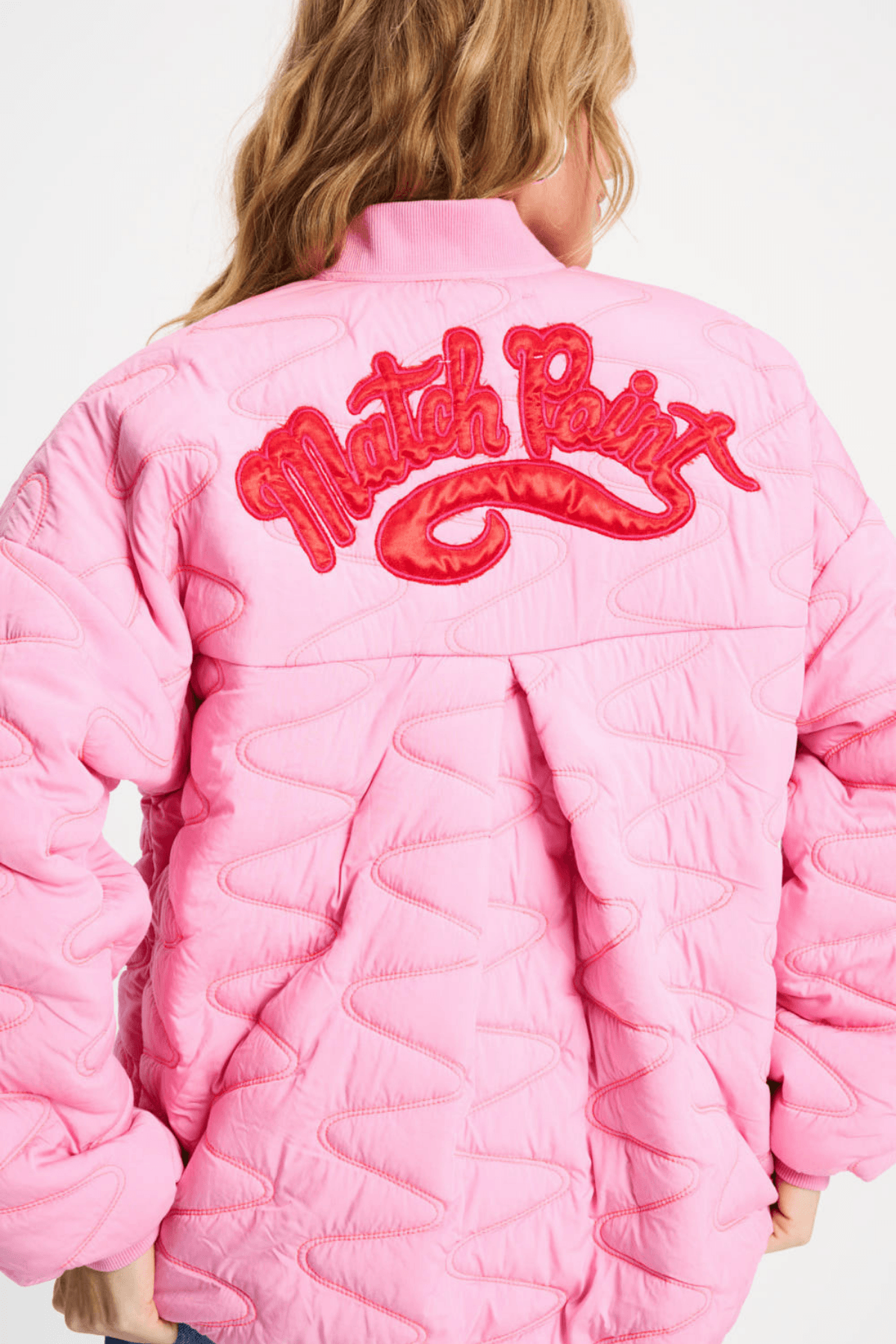 JACKET QUILTED CHEERING PINK