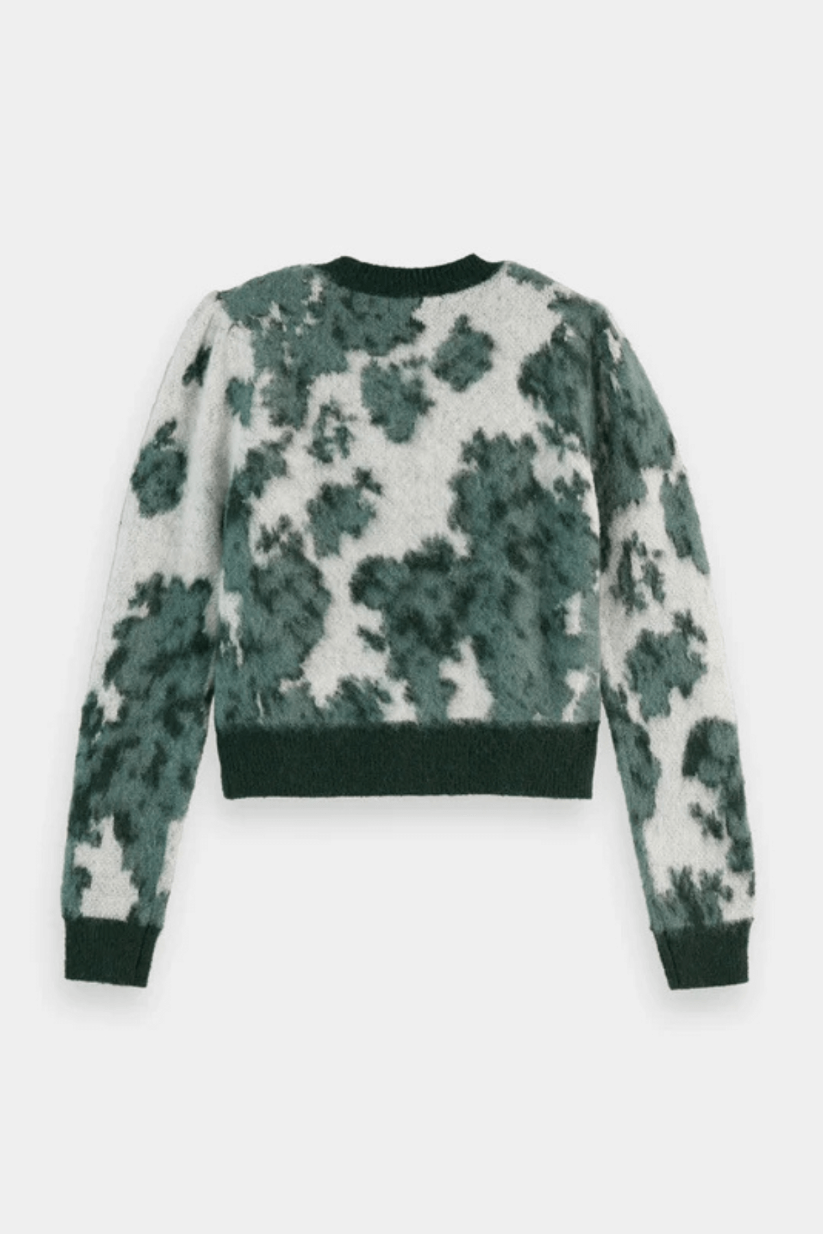 JACQUARD CREW NECK CARDIGAN NIEUW BLOSSOM