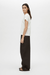 JANICE NEAT FIT LOGO TEE WHITE