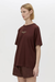 JANICE LOGO TEE CHOCOLATE