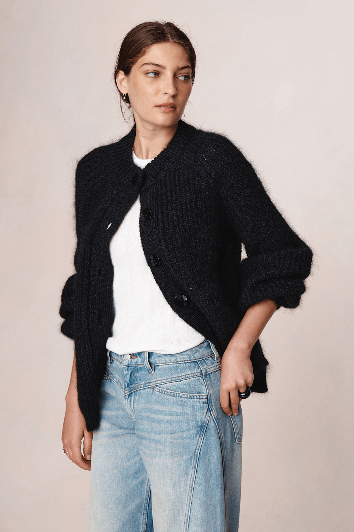 JASPER CARDIGAN BLACK