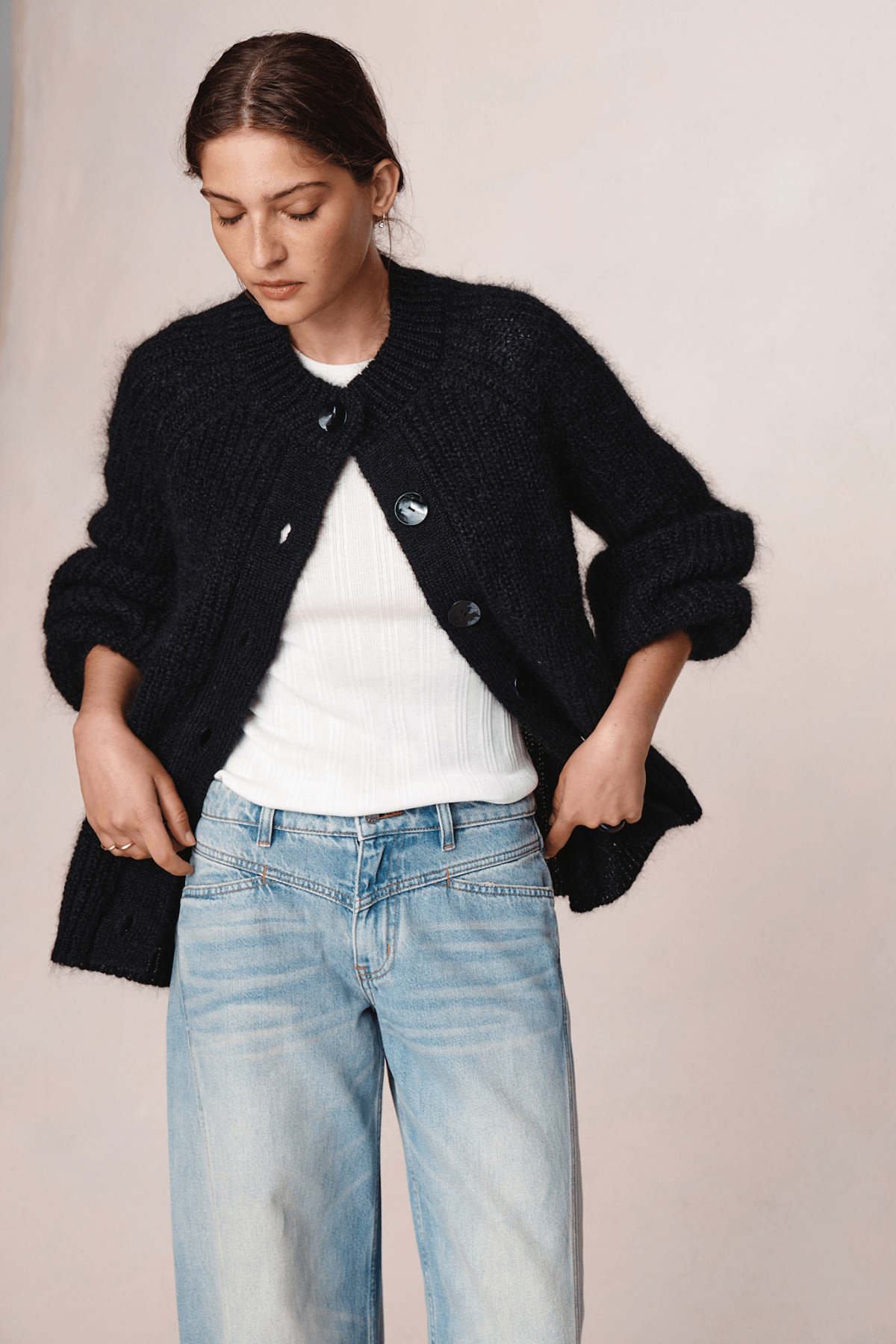 JASPER CARDIGAN BLACK