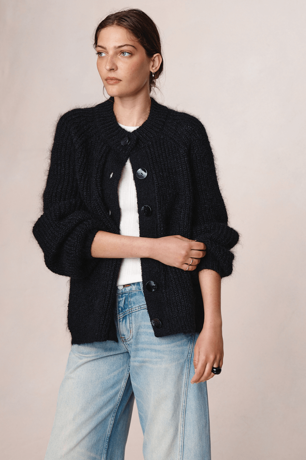 JASPER CARDIGAN BLACK