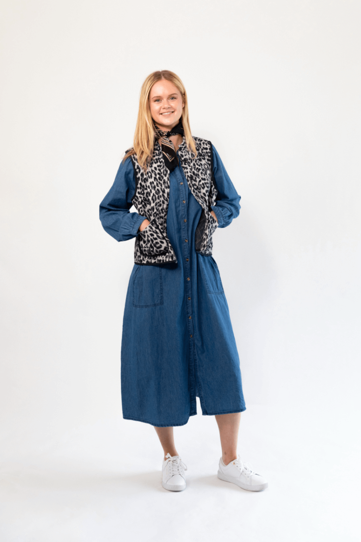JESS DRESS BLUE
