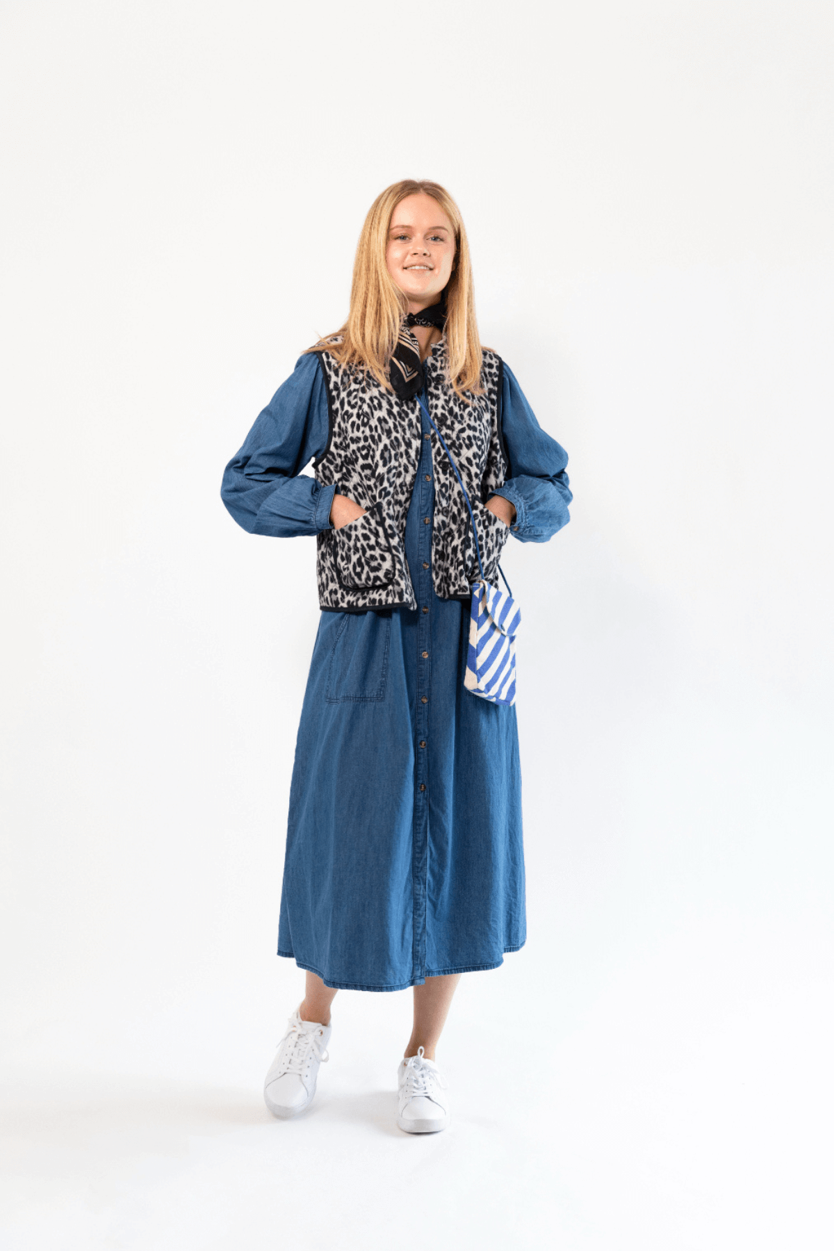 JESS DRESS BLUE
