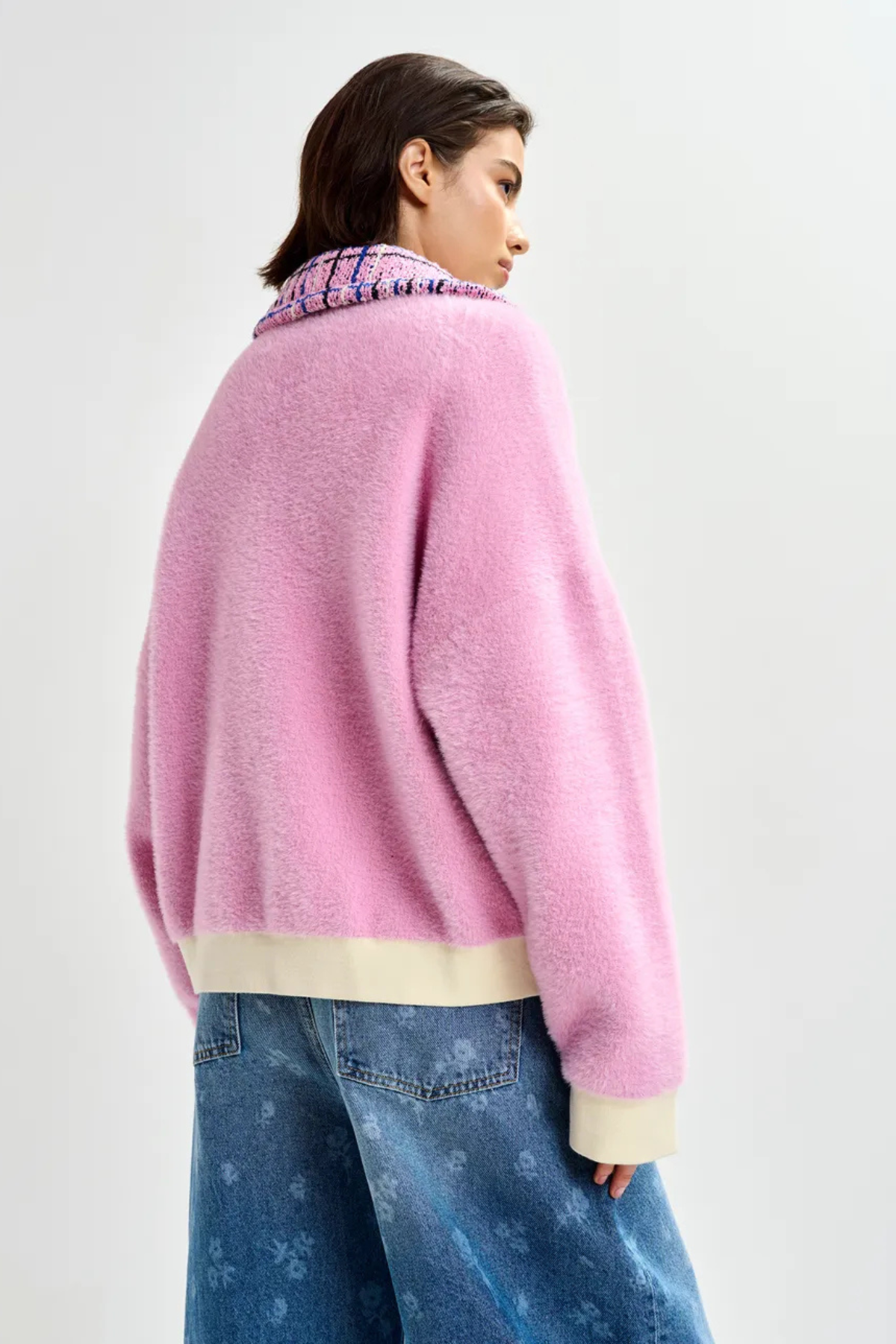 JOILU CARDIGAN PINK MULTI