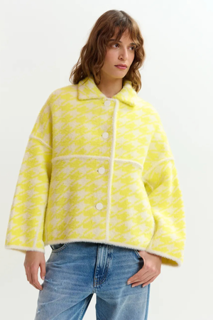 JOKING CARDIGAN LEMON