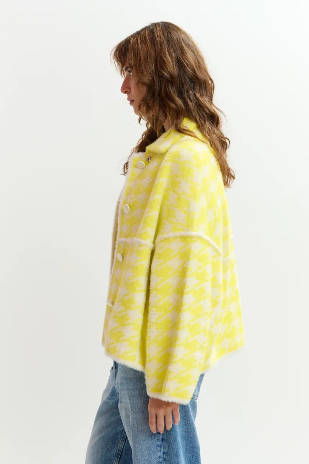 JOKING CARDIGAN LEMON