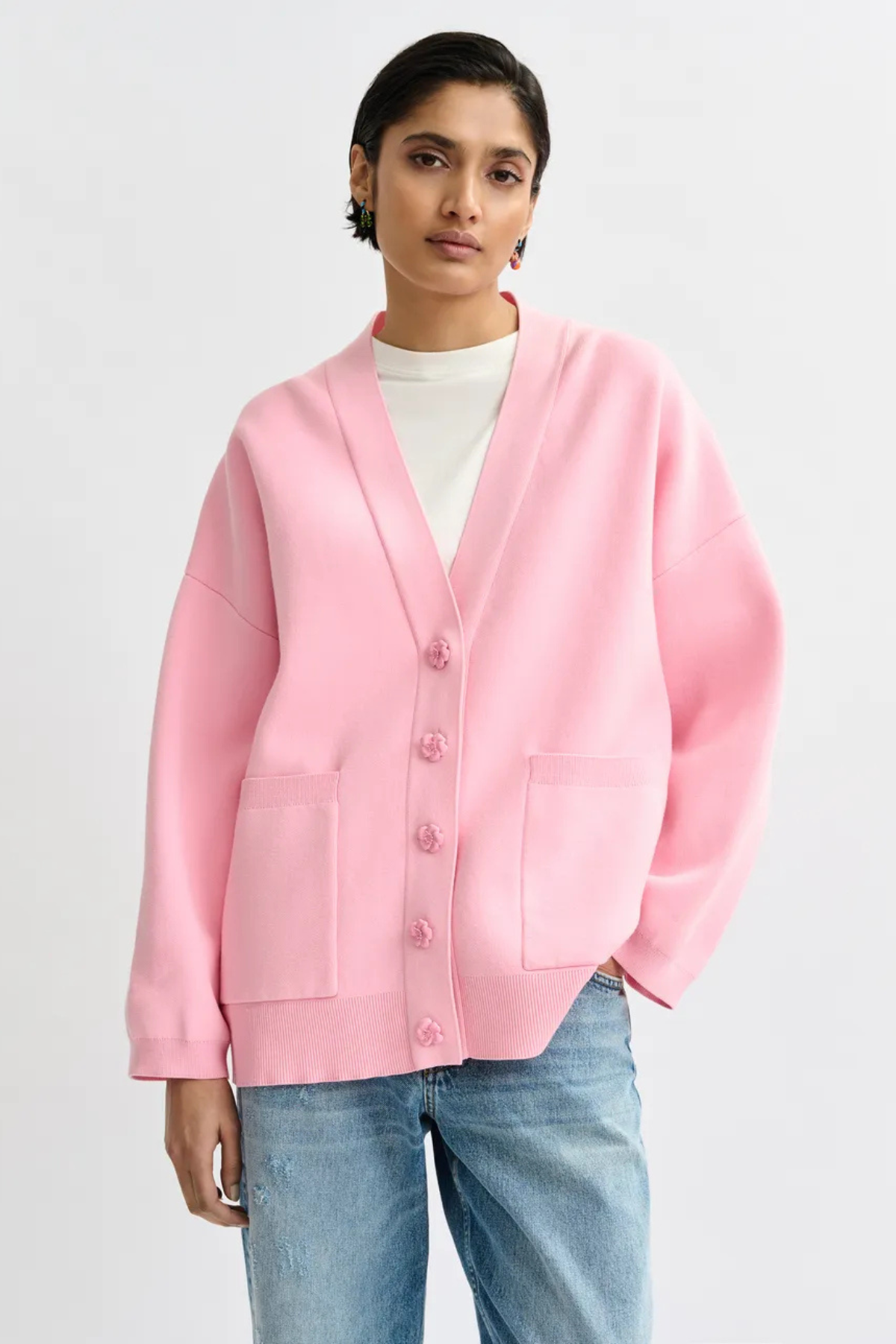 JOMBER KNIT CARDIGAN YOUNG ROSE